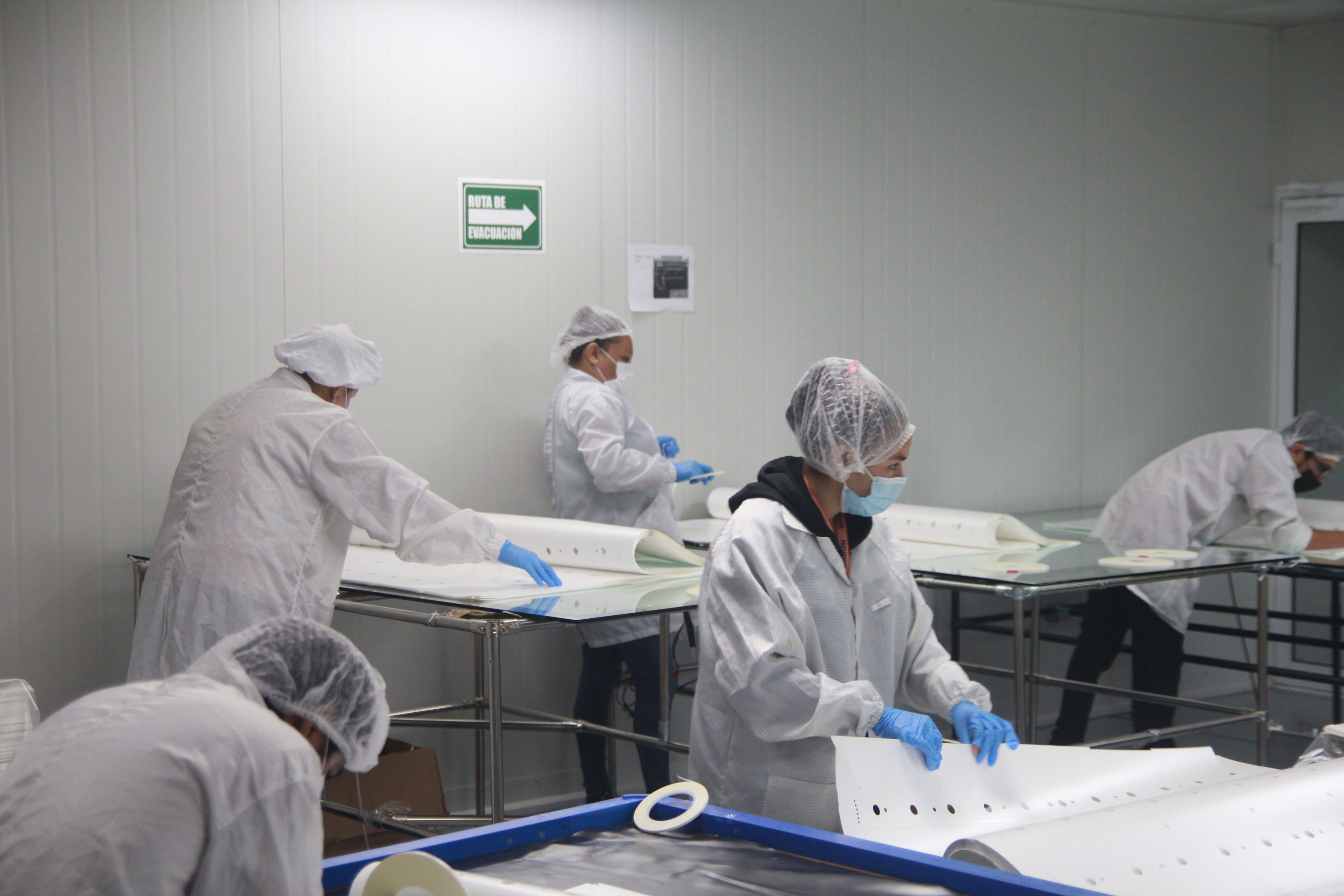 Production and assembly operation in progress